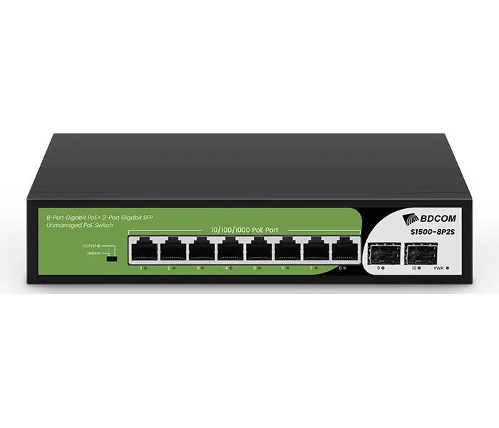 8 Port Unmanaged PoE Switch