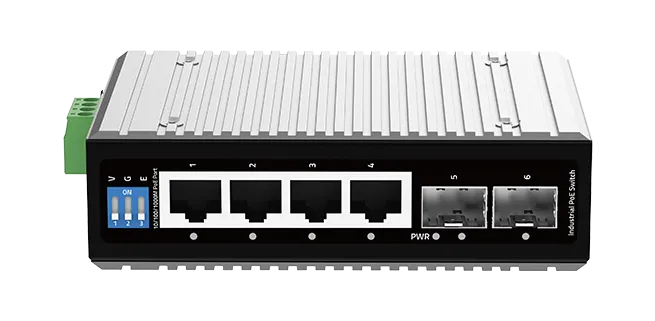 4 Port Unmanaged Industrial PoE Switch