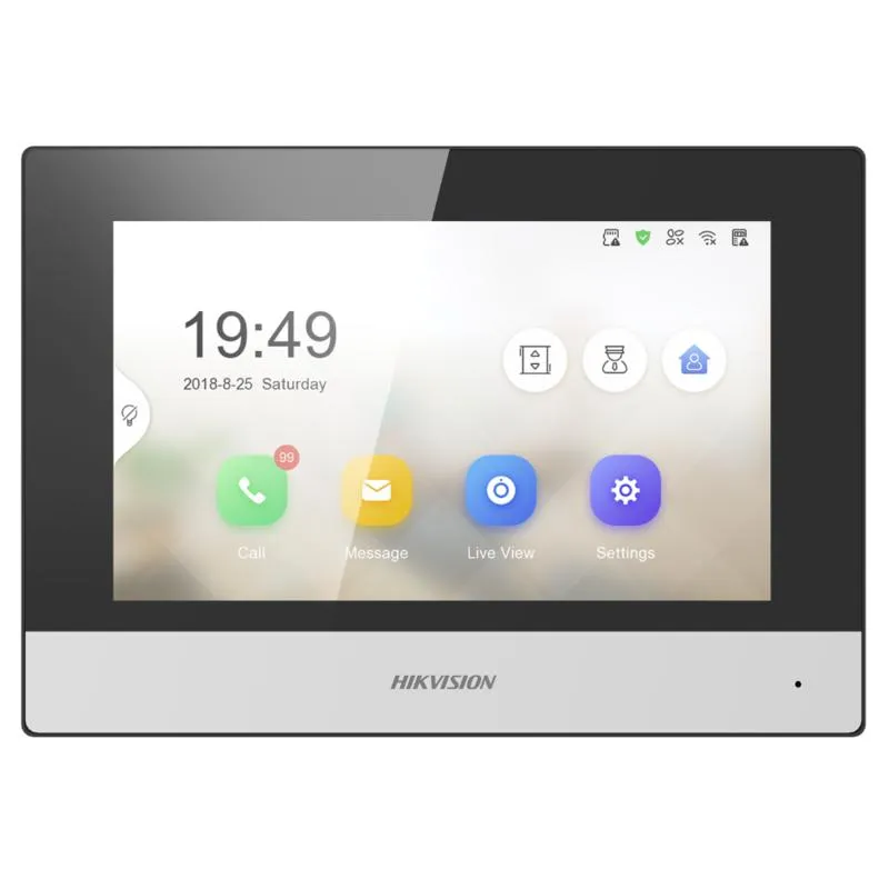 7-inch touchscreen indoor intercom
