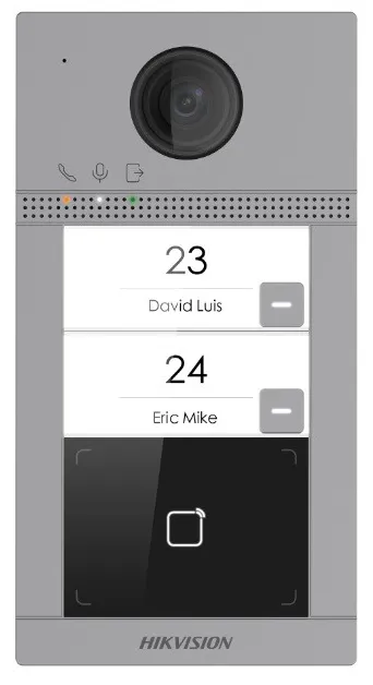 Video intercom two-button door station (Wi-Fi, card with Reader)