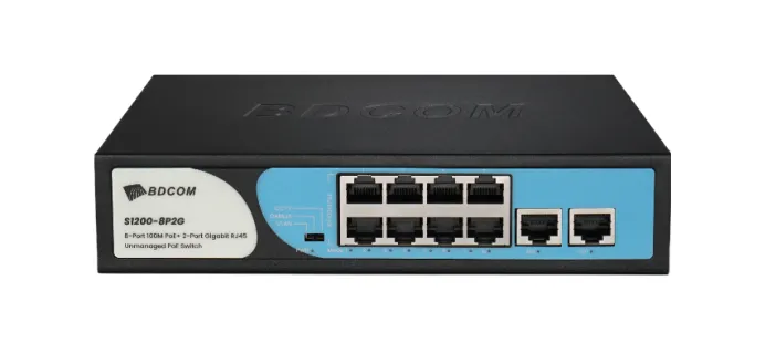 8 Port Unmanaged PoE Switch