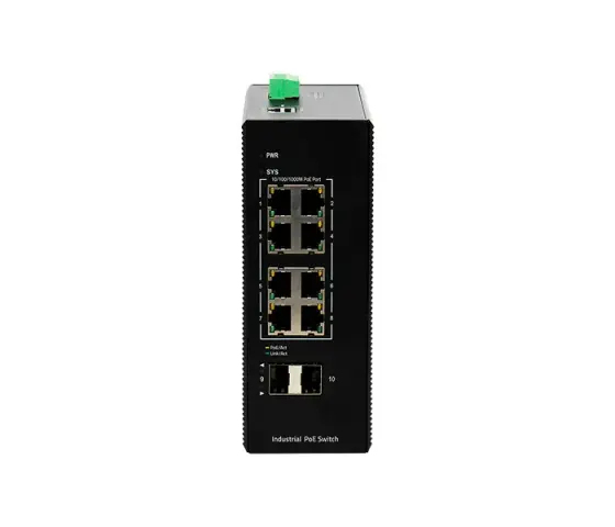 8 Port managed Industrial Switch