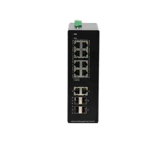 8 Port managed Industrial Switch