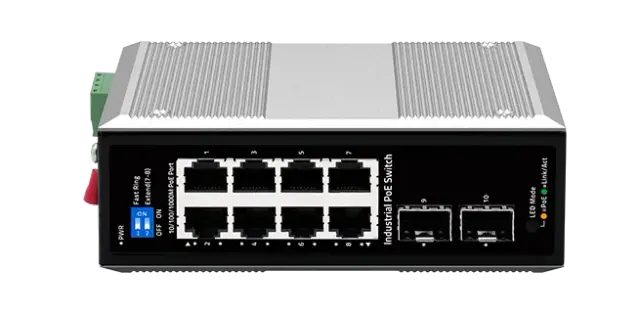 8 Port Unmanaged Industrial PoE Switch