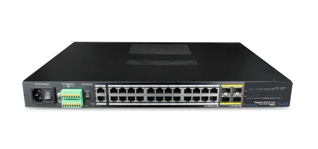 24 Port 10/100/1000base-T managed Industrial Switch