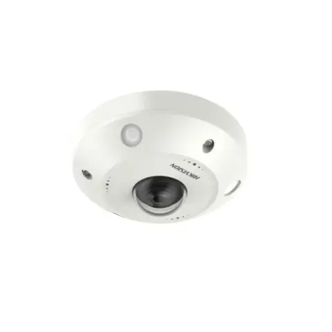 6MP IR Network Fisheye Camera 15 meters IR (H.265, Built-in Microphone)