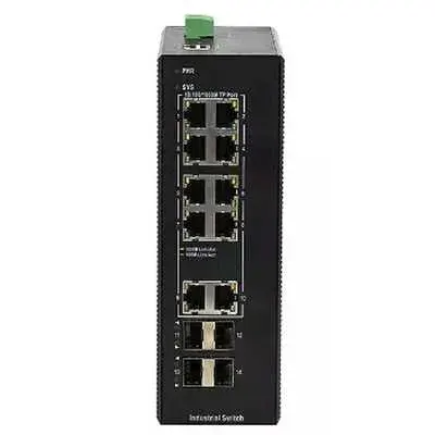 10 Port managed Industrial Switch