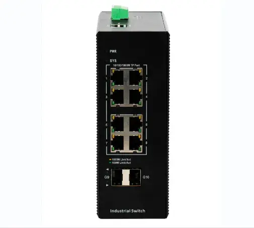 8 Port managed Industrial Switch