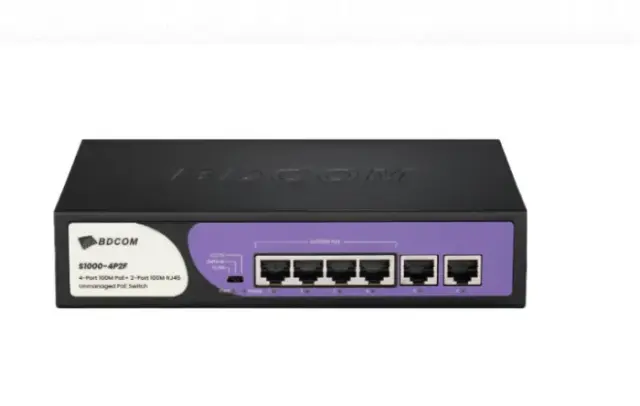 4 Port Unmanaged PoE Switch